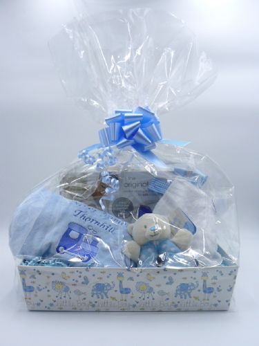 Personalised Baby Boy Gift Set - Deluxe